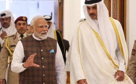 ഇന്ത്യൻ നാവികരെ മോചിപ്പിച്ചതിന് ഖത്തർ അമീറിനോട് നന്ദി പറഞ്ഞ് പ്രധാനമന്ത്രി നരേന്ദ്ര മോദി