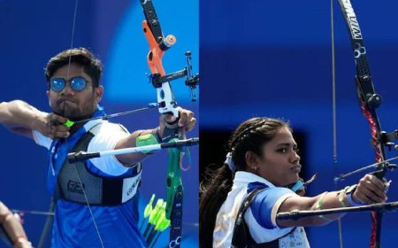 അമ്പെയ്ത്തിൽ മെഡൽ പ്രതീക്ഷകളുമായി അങ്കിത-ധീരജ് സഖ്യം ക്വാർട്ടറിൽ