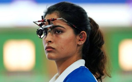 Paris Olympics 2024: പാരിസ് ഒളിംപിക്സിൽ ഇന്ത്യക്ക് ആദ്യ മെഡൽ; മനു ഭാകറിന് വെങ്കലം